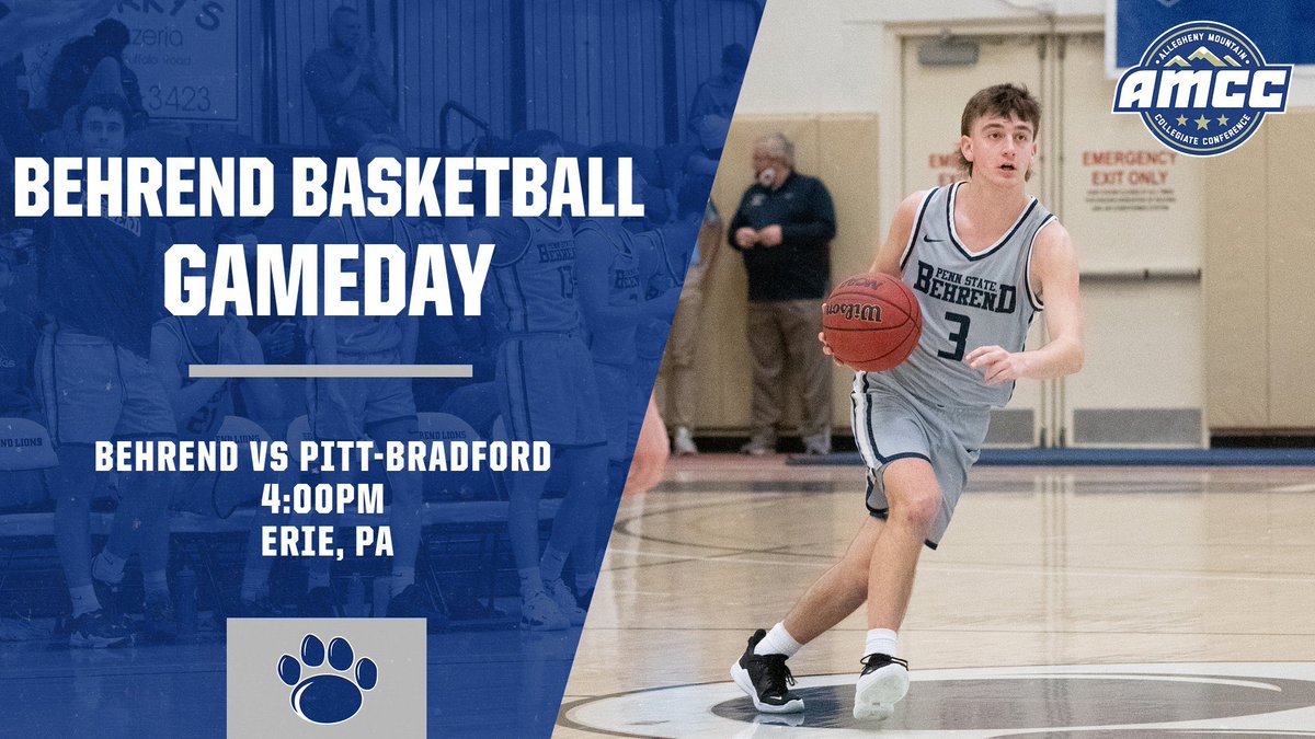 GAMEDAY!

Behrend returns home to the Junker Center to take on Pitt Bradford in an AMCC battle

Tip-off is at 4pm and all the action can be caught on the live stream!
boxcast.tv/view/behrend-m…