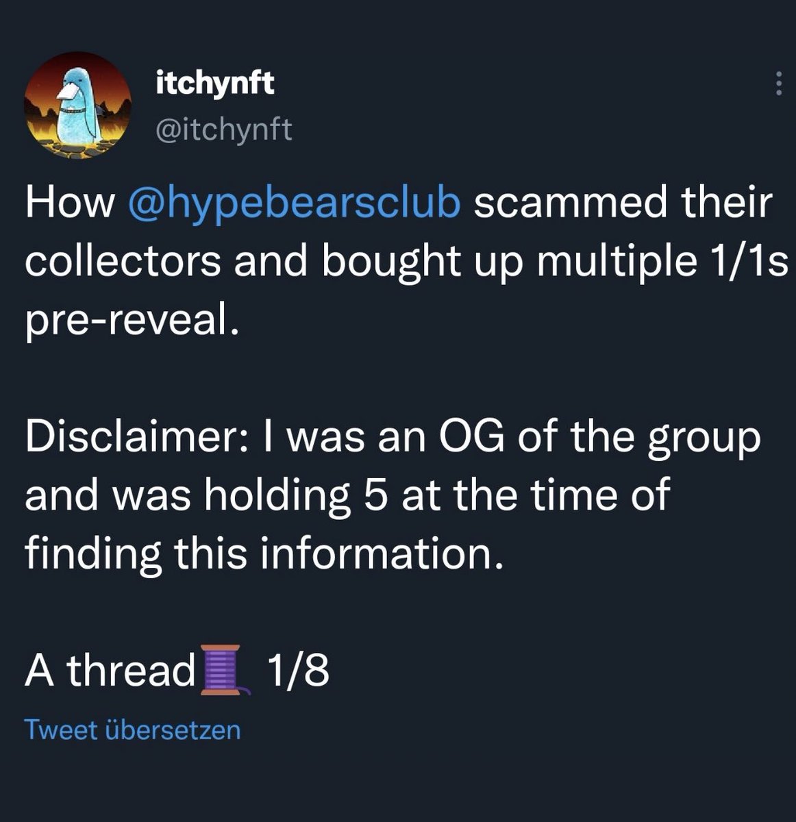 AlphaKevin112's tweet photo. Update: Scheinbar ist das beworbene NFT „Hypebearsclub“ ebenfalls Scam, welches Monte beworben hat. 

Aber hey, Fehler sind menschlich und man kann sich danach immer entschuldigen 🤡🤡🤡 https://t.co/sRvGM5s1yZ