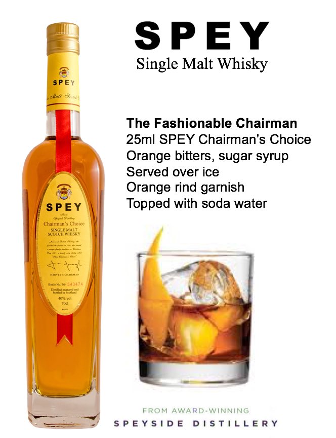 SpeySingleMalt's tweet photo. Our #SPEY #ChairmansChoice #SingleMalt #whisky The Fashionable Chairman https://t.co/qZ8XOShzOM