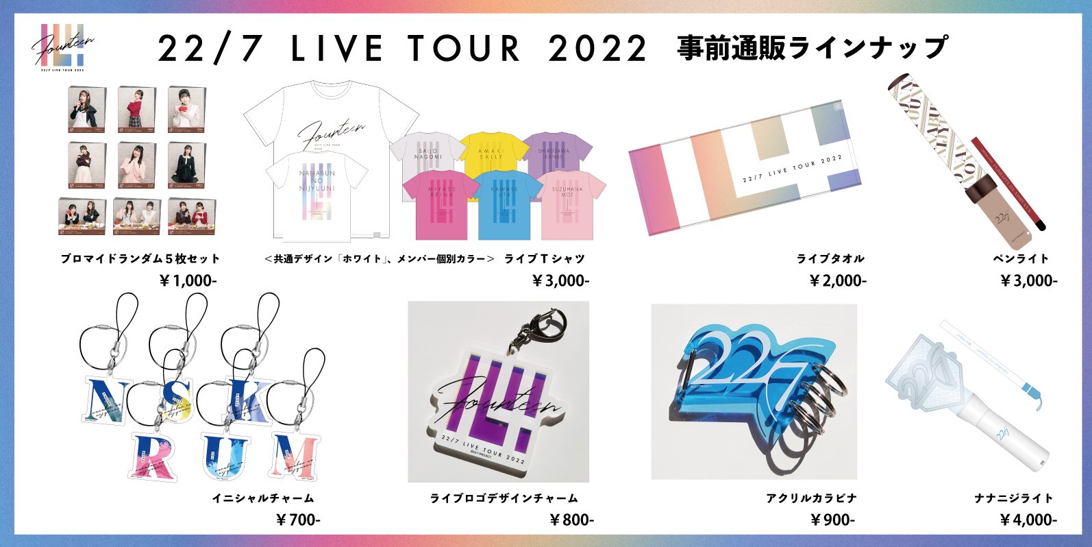 ゴッホ 星月夜 22/7 ナナニジ 「14」 ブロマイド バラ売り - 通販