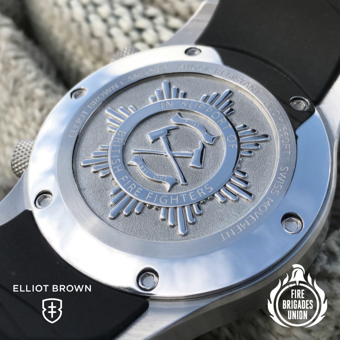 The ‘Thin Red Line’ special edition firefighter’s watch made to order by @ebwatches – and with personalised engraving For more details please go to: lght.ly/0dh765i Pre-order your watch by 1 March 2022 - £35 from the sale of each watch goes to @rock2recoveryuk