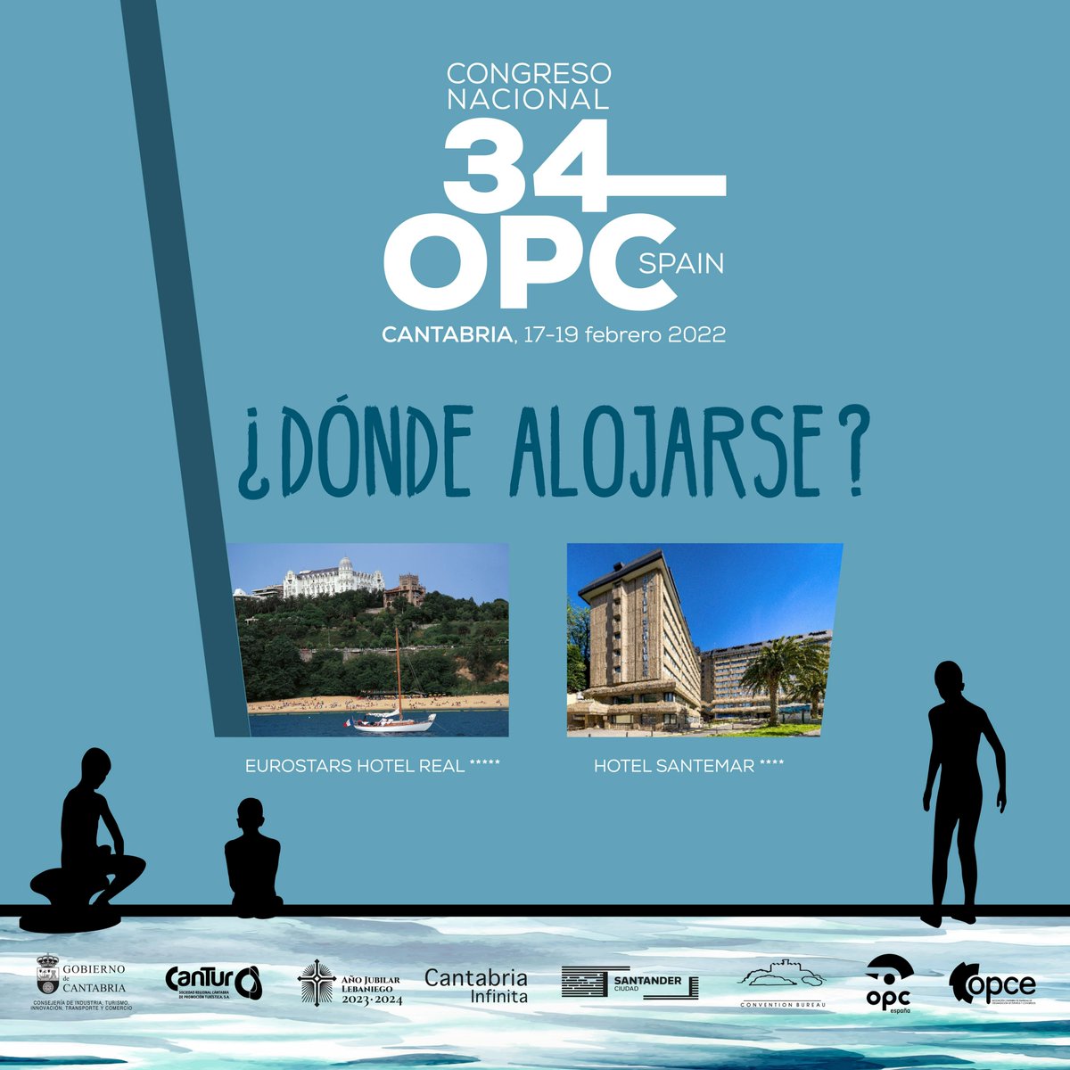 ¿Dónde alojarse en este #34CongresoOPC?
Nuestros alojamientos oficiales <a href="/HotelSantemar/">HotelSantemar</a> y <a href="/Eurostars/">Eurostars Hotel Company</a> #Santander.

📢Ven al #34CongresoOPC y descubre #Cantabria como destino #MICE de #excelencia.

➡️Link; cutt.ly/SPqr1tv

#destinoCantabria <a href="/BureauSantander/">SantanderConventionBureau</a> <a href="/cant_infinita/">Cantabria Infinita</a>