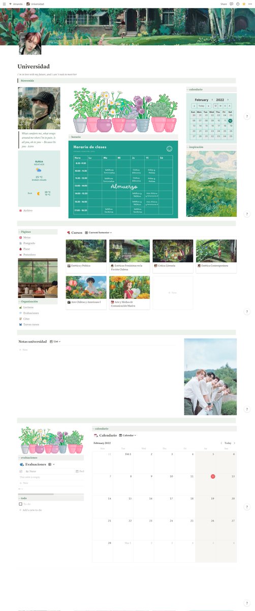 98studyamanda's tweet image. En proceso arreglar mi notion { versión academia } 
#notiontwt