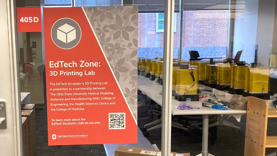 OSUhsl's tweet image. 🤗 Exciting things are happening on Prior 4 at the #OSUHSL! Learn more at go.osu.edu/hsl-4reno

.@OhioStateMed  .@OSUengineering 

#OSUEdTech #EdTechIncubator #OhioState #Engineering #OSUCOM #OSUWexMed #HealthSciences #3DPrinting #BuckeyeEngineers #MedLibs
