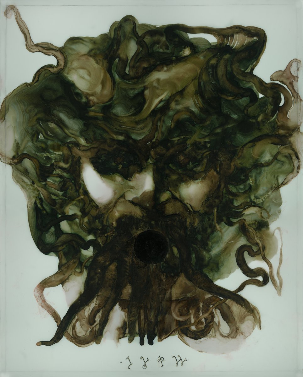 DenisForkas's tweet photo. To Aorato Asteri / Gorgoneion VII, 2022
Ink on polymer paper

#forkas #denisforkas #gorgoneion #medusa #gorgon #ΑΌΡΑΤΟΑΣΤΈΡΙ #grotesque #apotropaicmagic #aegis #horror #mythology #occultart #liquidimage https://t.co/emR8aZNlle