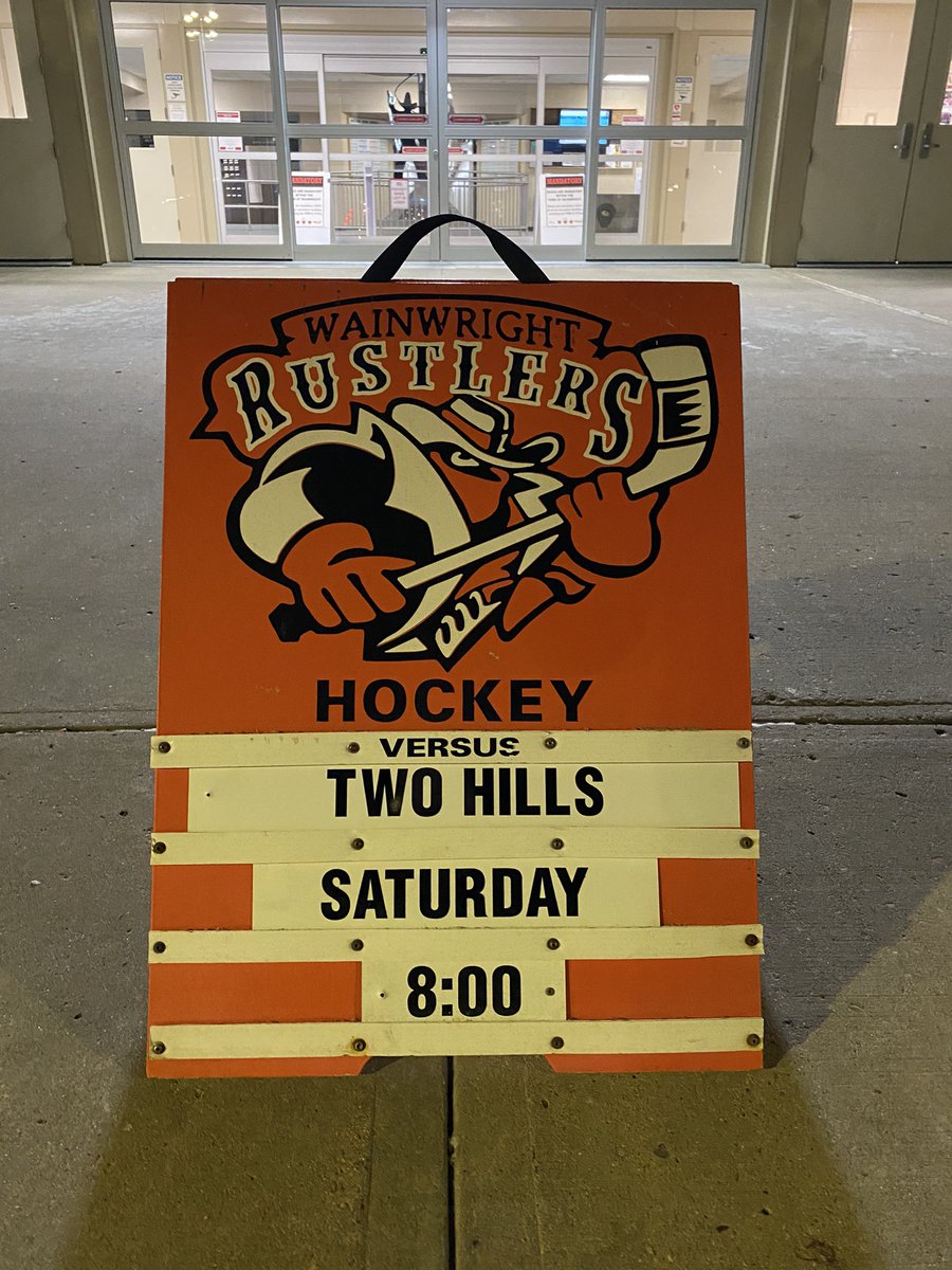 It’s Game Day!!

PLAYOFFS start tonight in <a href="/TownWainwright/">Town of Wainwright</a> Vs <a href="/SAHL_Longhorns/">Two Hills Longhorns</a> 

Wainwright vs TwoHills 
Best of 5 - Game 1 
🗓Saturday February 12
⏱8:00pm Puck Drop 
🍺Lounge Open!
⚫️Guaranteed 50/50 Payout $1,000.00+ 

#WWRustlers #SaskAlta