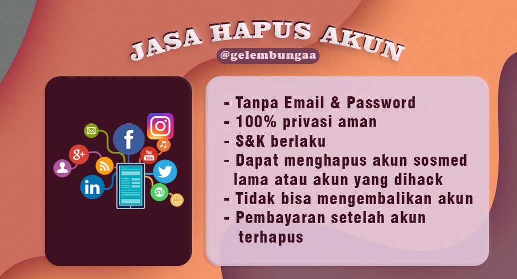 bubble ✨| Jasa Hapus Akun & Pemulihan akun tweet media