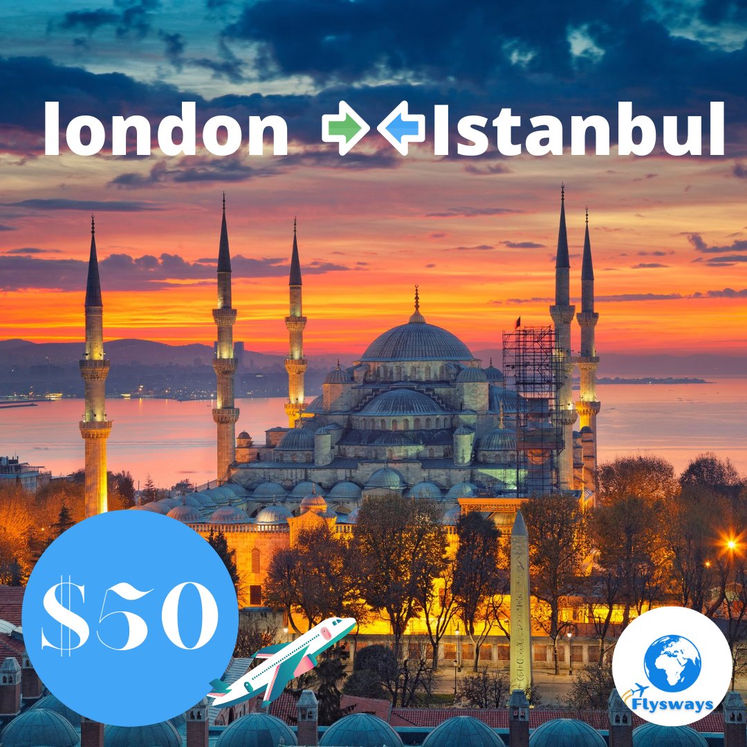 flysways's tweet image. National Flight Deals
Round trip from 50.00$
🌎 flysways.com
.
.
.
#istanbul #london #flights #cheapflights #holidays #travel #vacations #travel #traveling #travelagency #travelphotography #travelblogger #flysways