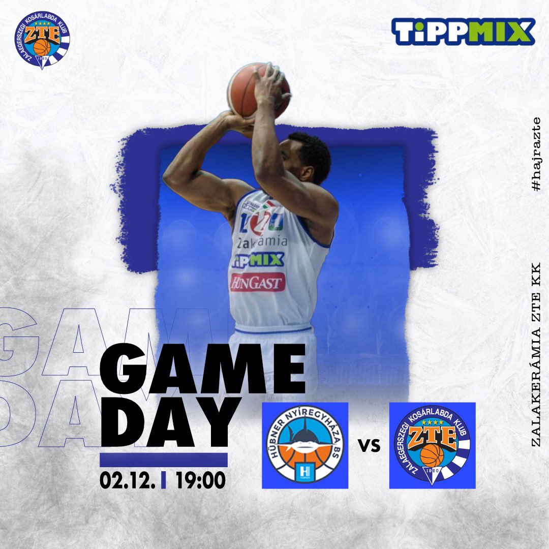 NB1/A Alapszakasz 2️⃣2️⃣. forduló 🔵⚪️
🏀 @bluesharksbasket - <a href="/zte_kk/">Zalakerámia ZTE KK</a> 
🏢 Continental Aréna
⏱ 1️⃣9️⃣: 0️⃣0️⃣

Hajrá Fiúk! 💪🏻

<a href="/zte_kk/">Zalakerámia ZTE KK</a>