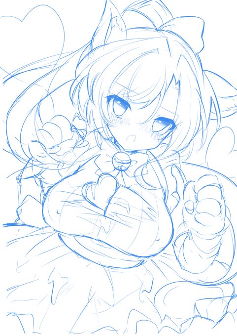 時雨ちゃんラフ 