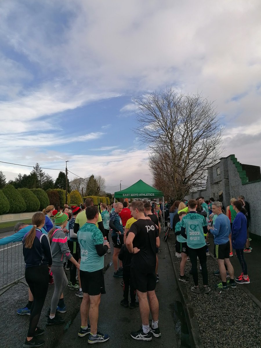 halligansinead's tweet photo. #RunForColm done for another year! Remembering the 🐻 Well done to all involved!. @CharlestownGAA @east_mayo https://t.co/U0z1YvVhav