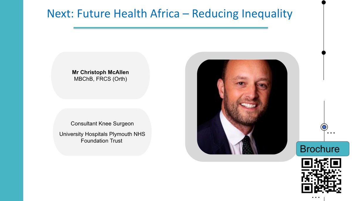 sworthoconf's tweet photo. A very insightful talk from Mr McAllen on his work with @f_h_africa! Amazing to listen to your fascinating working with them and a great inspiration to all our delegates! 

 #OrthoTwitter
 #MedTwitter
 #SWOC22 https://t.co/fy4ZaiXZ59