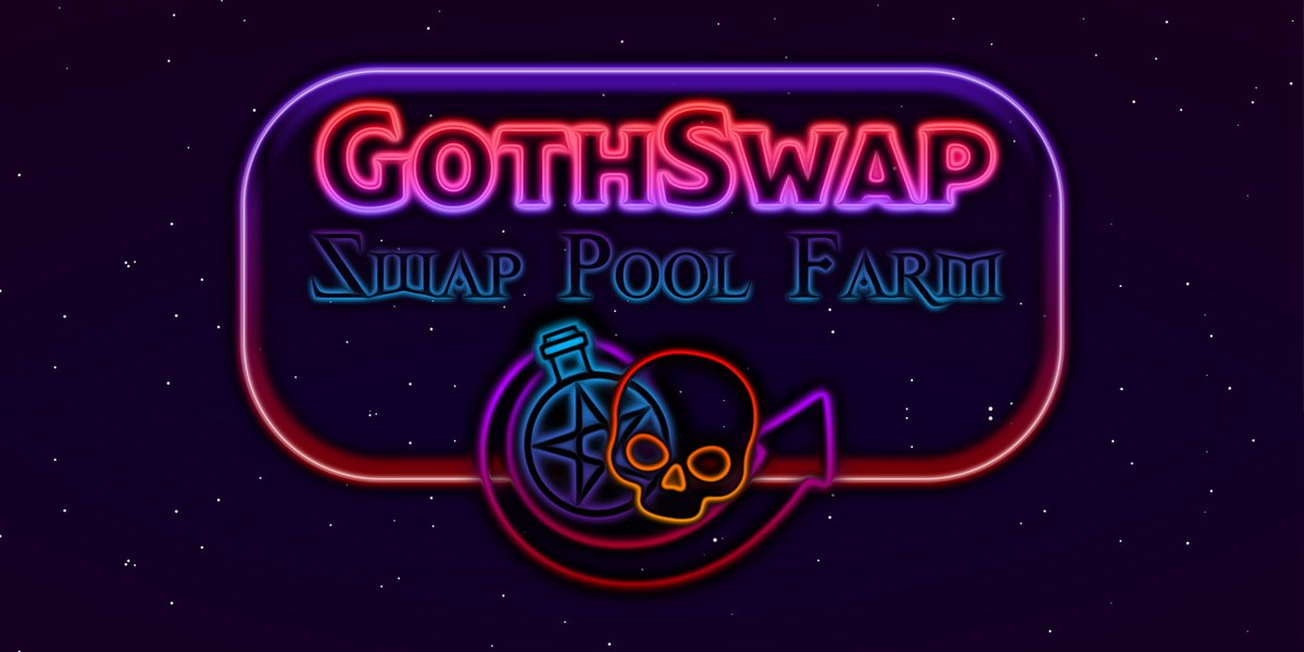 GothToken's tweet photo. #DeFi Exchange, #GothSwap will be #GOTH Token Networks one stop shop for token swaps, liquidity pooling and yield farming. All built around the $GOTH token. It will form synergy with our #NFT Marketplace and be governed by our #DAOs!
Join us as we build!
https://t.co/Fc9CiEeFkk https://t.co/nrNin43Blk