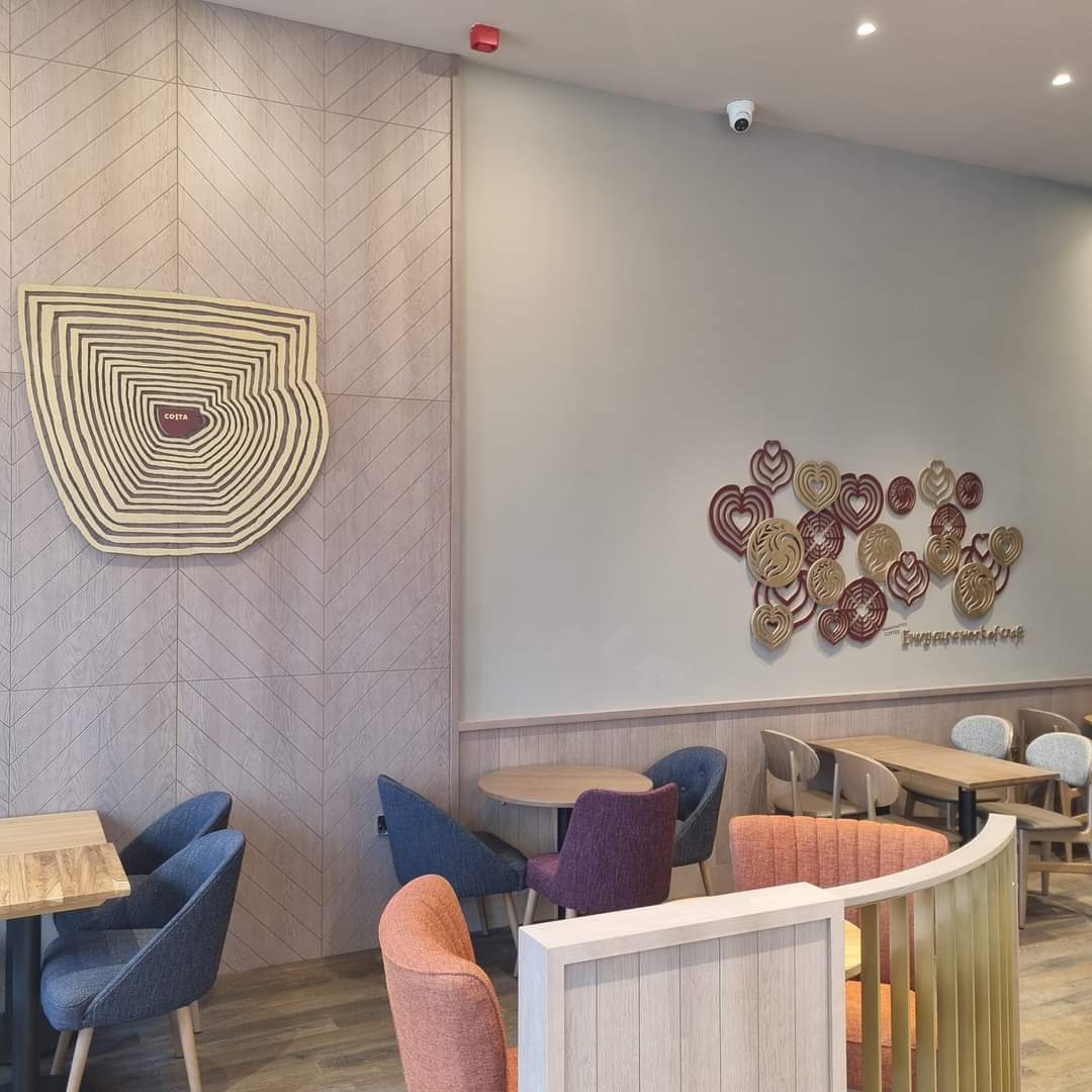 JunctionAntrim's tweet photo. 📢 New Look Costa Now Open! 📢

We are delighted to announce that our beautiful new Costa Coffee store is now open!!

With fabulous new comfy seats, and, of course, your favourite lattes and cappuccinos, the team can't wait to see you back in store soon! https://t.co/dI6whQ2EEc