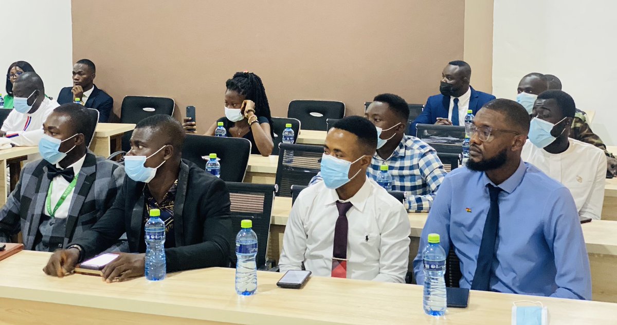 Thevokofficial's tweet photo. Swearing-in and oath-taking ceremony by the IDL-KNUST SRC 
Executive Underway ❤ https://t.co/AS2ib4yR8X
