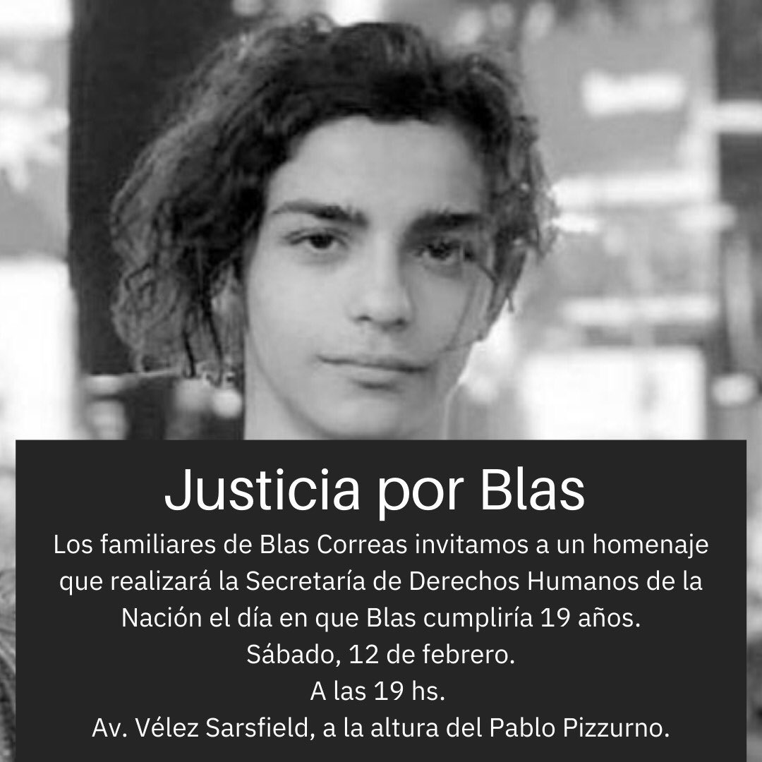 andyferreyra's tweet image. Es hoy. Pero es siempre.
#JusticiaporBlas