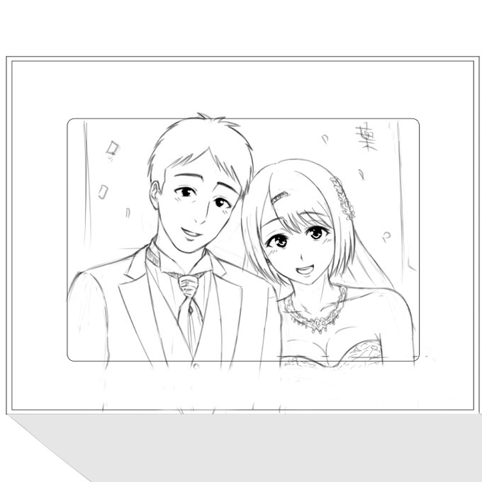 I love you forever あなただけのもの～♪ってなゼクシーの歌ありましたよね!
ルーキングは何度か結婚式を参加させて頂きましたが、やはりあの雰囲気は何かいいですよね～だが数年後何組か離婚しましてね、お金と時間と感動を返しなさいと!
思いますはい!
今回の登場人物三名!前回8人!コスト削減 