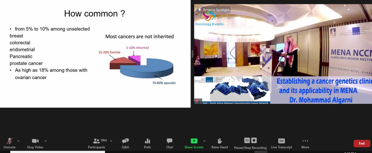 Oncology_Events's tweet image. Establishing a #cancer #genetics clinic and its applicability in MENA
Dr. Mohammad Algarni @algarni_moh 
 @NCCN  #MENA_NCCN