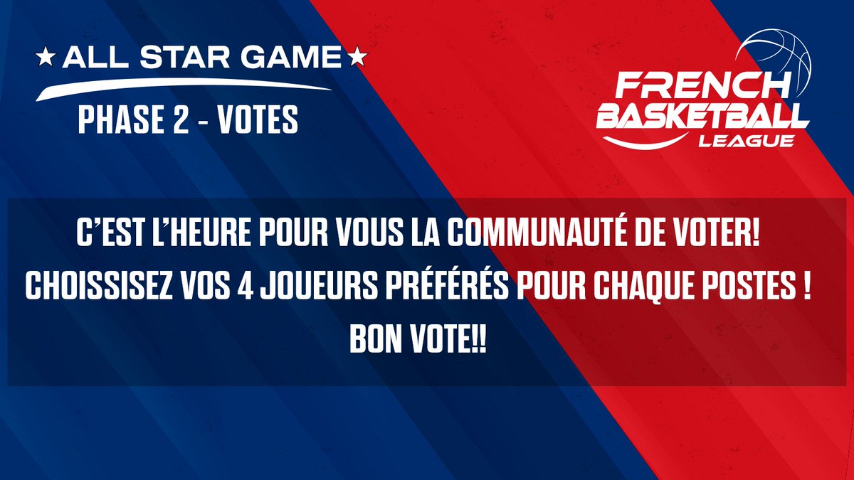MiiLo_Factory's tweet photo. ✨All Star Game✨ 

📢C'est l'heure du vote du public pour le All star Game 2K22 !

Vote pour tes joueurs préférés et envoie les à la draft !

pour voter : https://t.co/YSTcyyvL22

#ASGFBL2K22 https://t.co/QpBge5XFgv