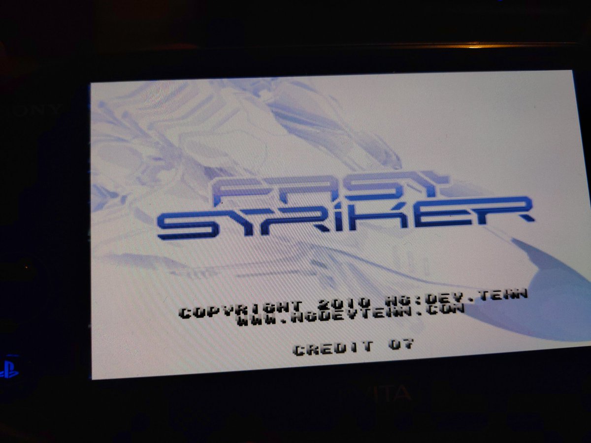 MrDJPea's tweet photo. #FastStriker on the #PSVita is a very frantic but fantastic shooter. Enemies come this and fast and the difficulty curve feels fair even as a very casual shmup player. The icing on the cake?... The in game music is incredible. EDM bangers that fit the gameplay perfectly. 10/10 https://t.co/l8bH6JNSh6