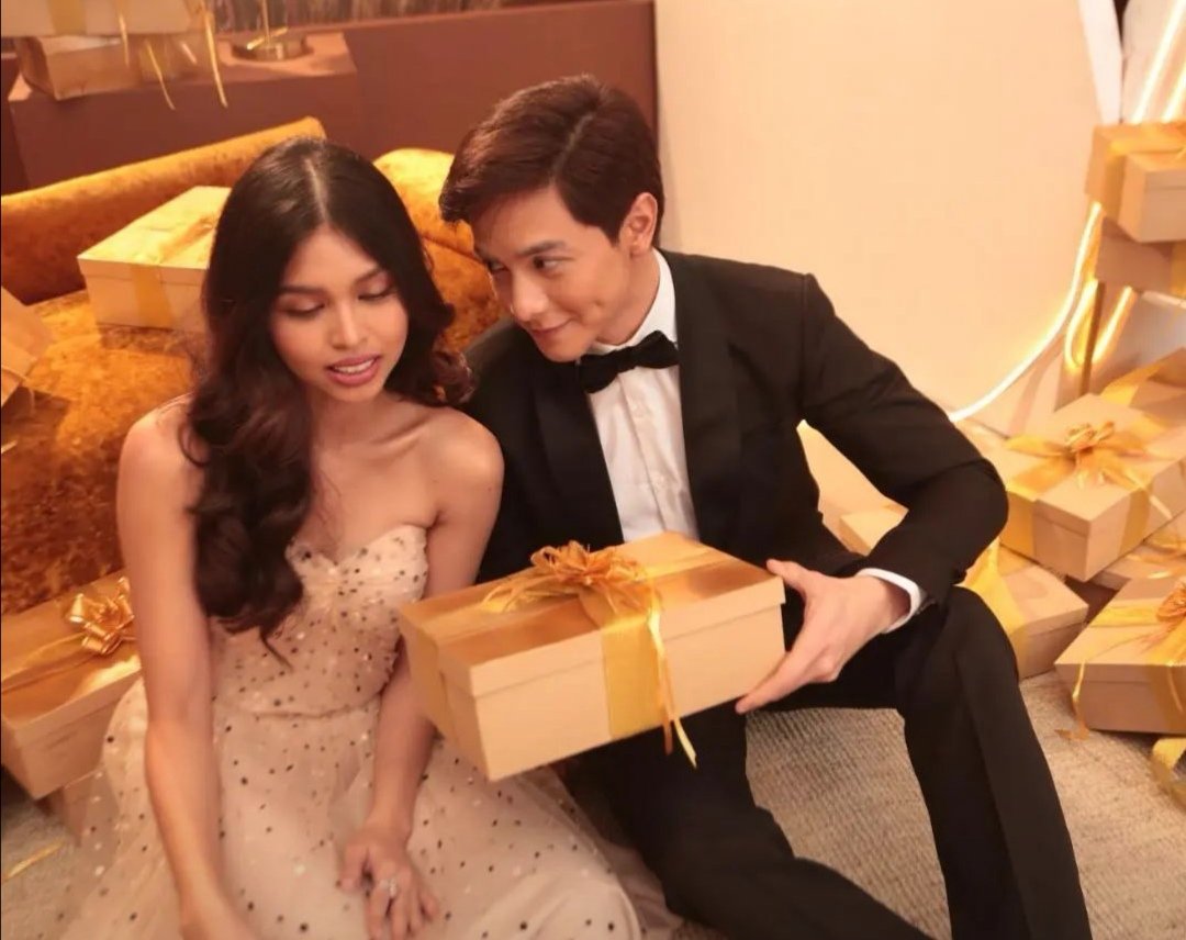 _thin_tin_'s tweet photo. basta ang alam ko madami na naman ang maliligaya ang puso❤and more bts pics.✨ 
#AldenxMaineForVivoPH 
#MainevivoV235G 
#ALDENxVivoAmbassador https://t.co/Y57kmdVVLd