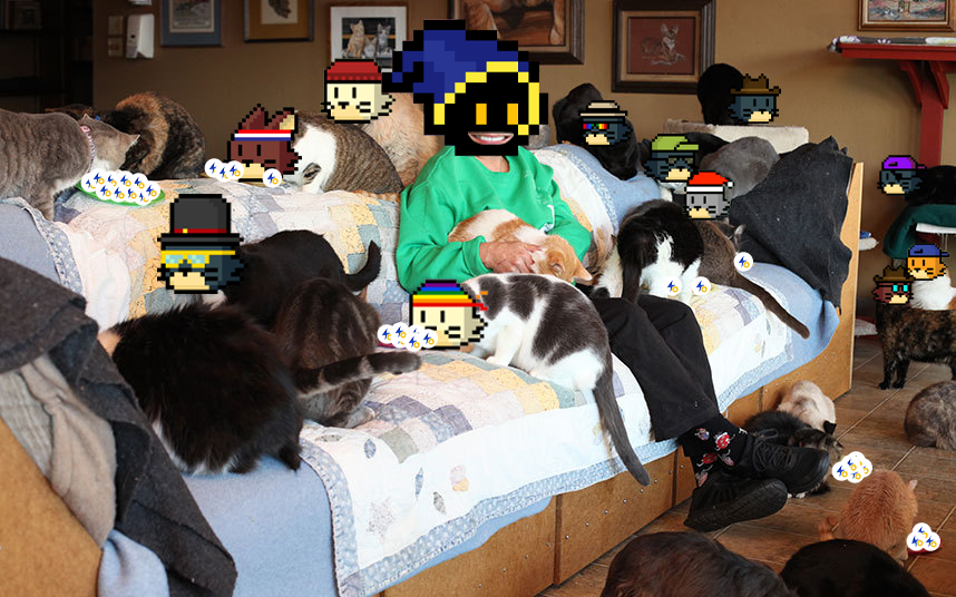 8BitHeroes_NFT's tweet photo. 🚨@ElrondCFAM rescue in progress🚨

Our members decided to send LKMEX for the holder of Reborn Cats Family🎁

Some members want to add their current LKMEX earnings to this amount. What an incredible community!

Don't forget to remove your NFT of marketplaces🙏

Drop in 24 Hours⏳ https://t.co/VrCLAWyUcV
