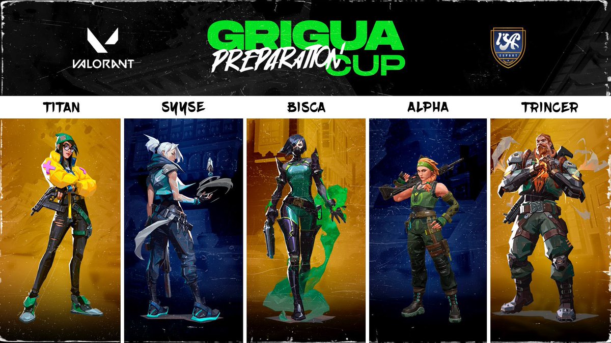 EsportAtleta's tweet image. Agents, assembled! Il nostro team di Valorant scende in campo alle 15 per la Grigua's Preparation Cup. Potrete seguire il torneo sul canale Twitch di @griguaj: twitch.tv/grigua

Ne vedrete delle belle, e forse, chissà, con qualche novità in campo... 👀 #ATEVAL #ATEWIN