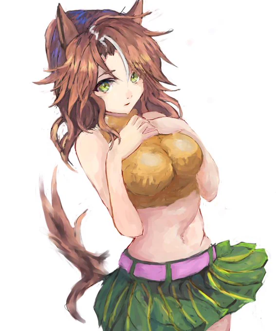 上着を強奪されて困っているメジロパーマーさん
#ウマ娘 