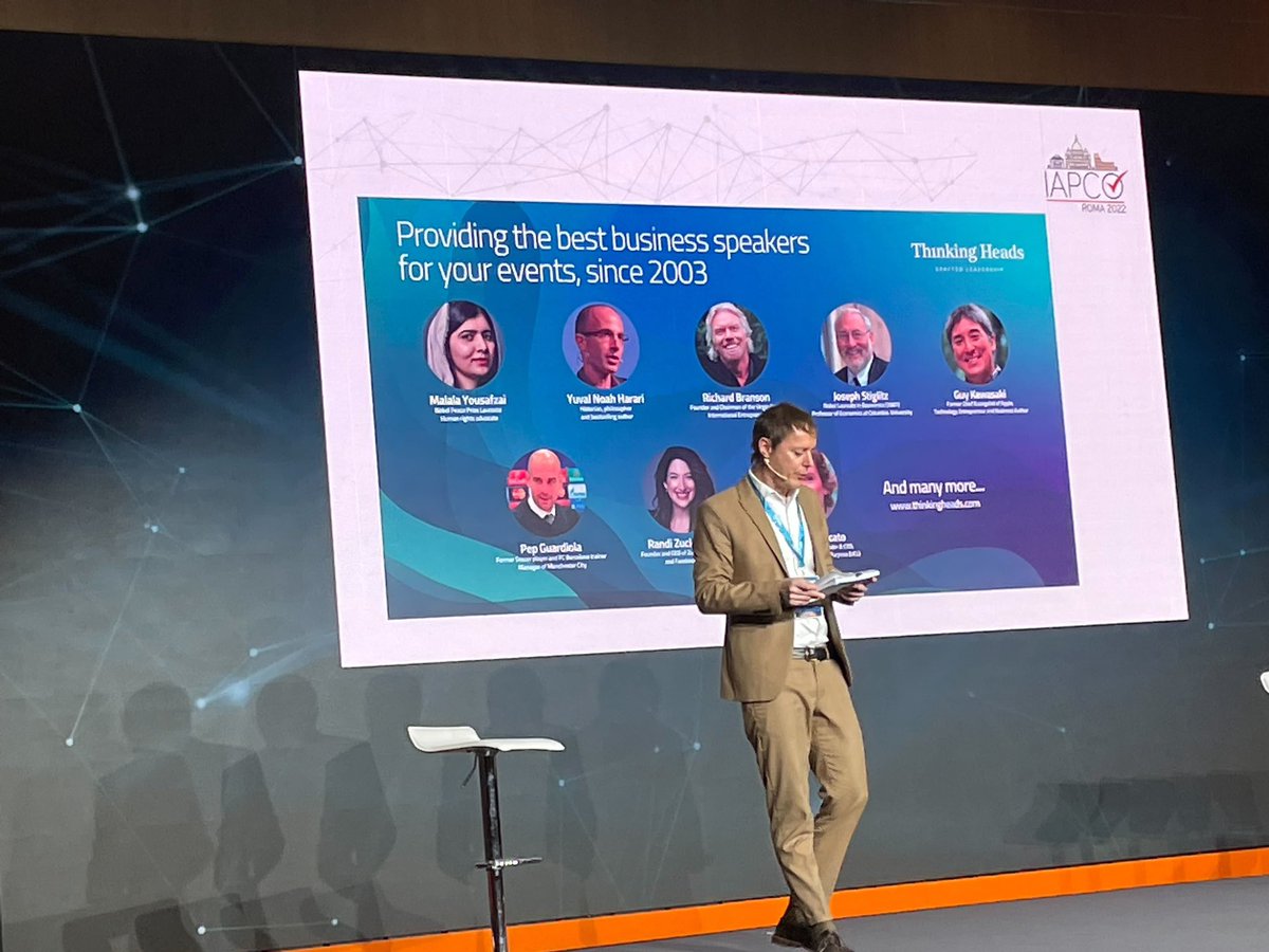 Thinking Heads providing the best business #speakers for your events, since 2003 <a href="/ivanabanades/">Iván Abanades</a> at #IAPCO2022 <a href="/IapcoAm/">IAPCO Annual Meeting</a>