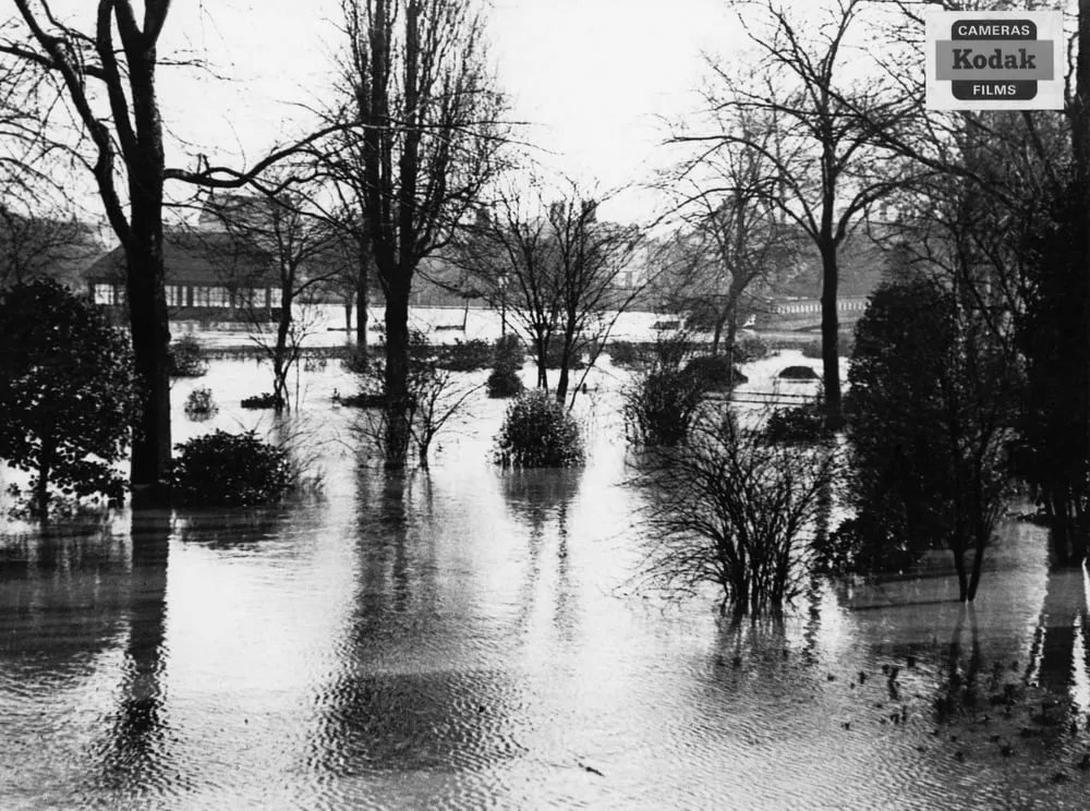 This month may have been a bit damp so far, but it's still drier than this time 76 years ago.

For more flood photos and other old photos of Stafford check our website here bit.ly/3jB9MY0