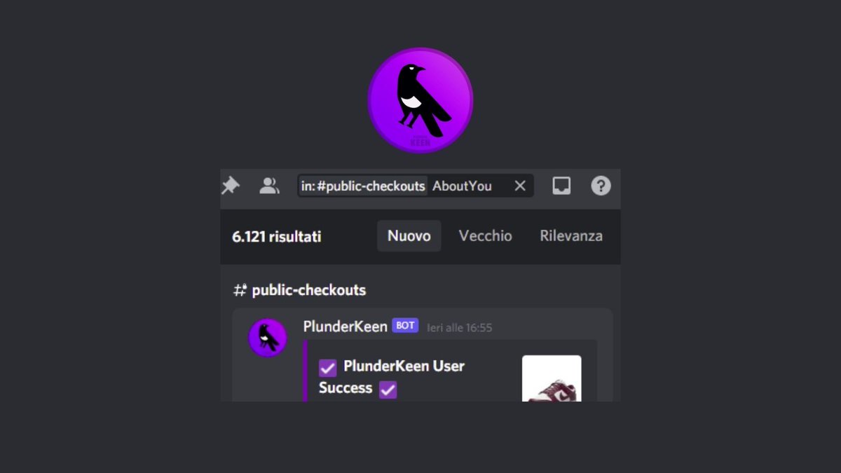 6121 checkouts. 15 running users.
It's safe to say PlunderKeen destroys.

Pls <a href="/NATAIOBOT/">NATBOT</a> PR, calc profit per user for me, your buyers seem to pay well

Like, RT and Comment for a chance at a Plunder weekly.