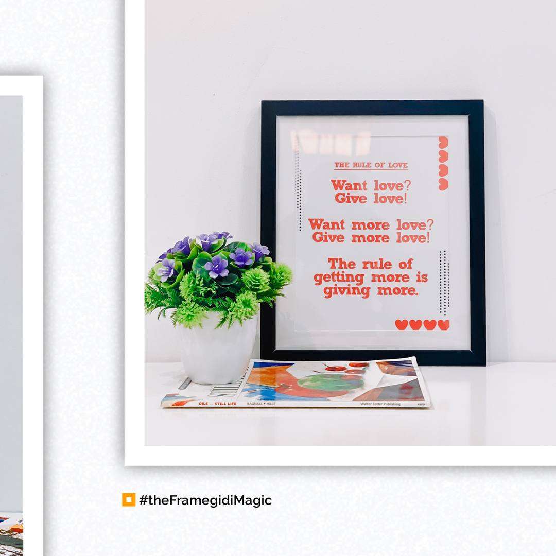 framegidi's tweet photo. As Valentine’s Day draws nearer, a framed love note is a great idea for a gift.
You can also make it personal with a handwritten note. 🧡 #framegidi https://t.co/q6E7aWlMsc
