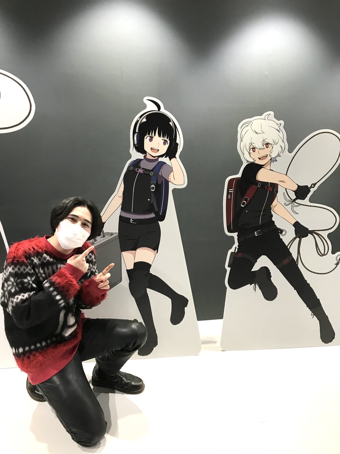 阿澄佳奈のキミまち なびレンジャーグリーン 寺坂尚呂己くんは 東京タワーフットタウン１階イベントスペースで開催されている Tvアニメ ワールドトリガー の展覧会 Tvアニメワールドトリガー 界境防衛機関ボーダーミュージアム にお邪魔しま