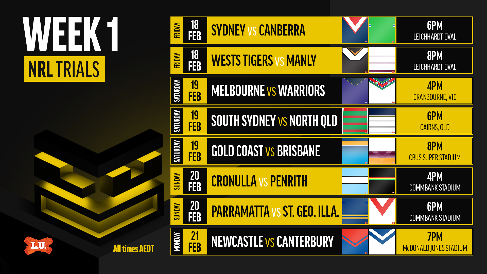 Nrl games this week deals