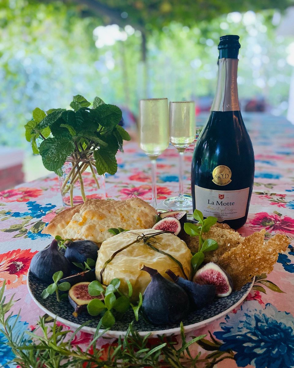 MartelizeBrink's tweet photo. A perfect pairing of @LaMottewine MCC with baked camembert wrapped in filo pastry with fig compote on sweet and savoury crackers. Gorgeous 🥂
#mcc #methodecapclassique #valentinesday https://t.co/L5XWuhDtKL