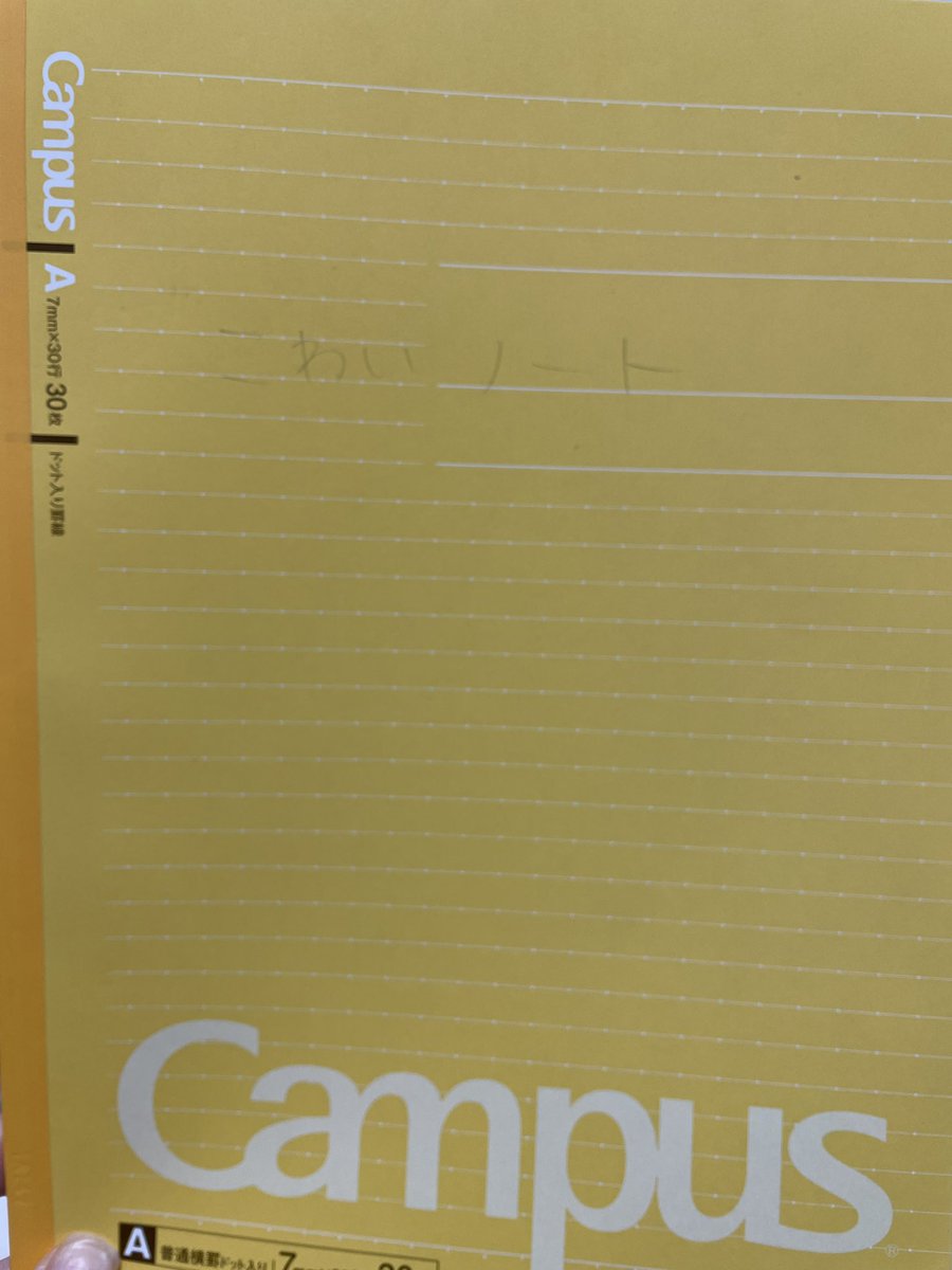 オーディオブック聴きながらメモを取ろうと新しいノートを手に取ったら表紙裏に落書きあってヒェッとなった…怖っ

サイン本を書く前に練習したやつだわヘタだわ😂家族が開かないように表紙に怖いノートって書いときました 