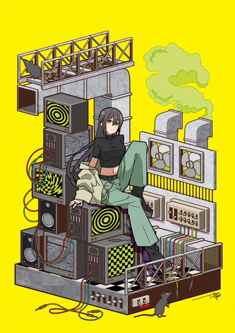 【渦と淵】白瀬 咲耶を描きました📺 