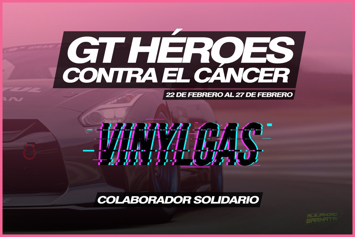 🎗️#GTHÉROES | #GTSport 

🦸SE BUSCAN HÉROES

🤗Orgullosos de presentar a <a href="/Vinylgas_/">Vinylgas</a>  como colaborador solidario.

💪Infórmate sobre cómo apoyar la iniciativa por MD o regístrate para participar como piloto en Discord: discord.gg/nUar6EpJVH

Pilotos inscritos: 85
#HéroesEnLucha