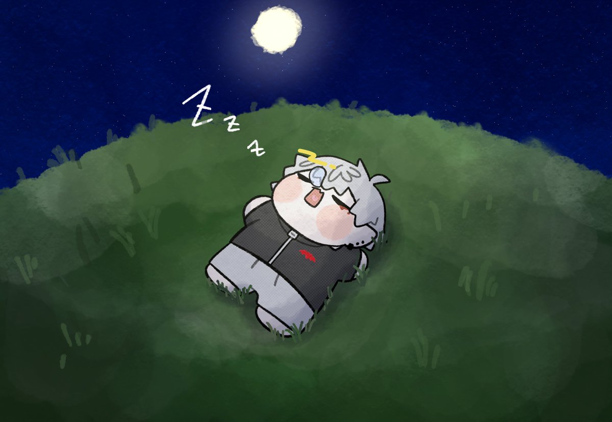 「#kuzuArt
外で寝る。 」|𝓜𝓲𝔂𝓪 :-)のイラスト