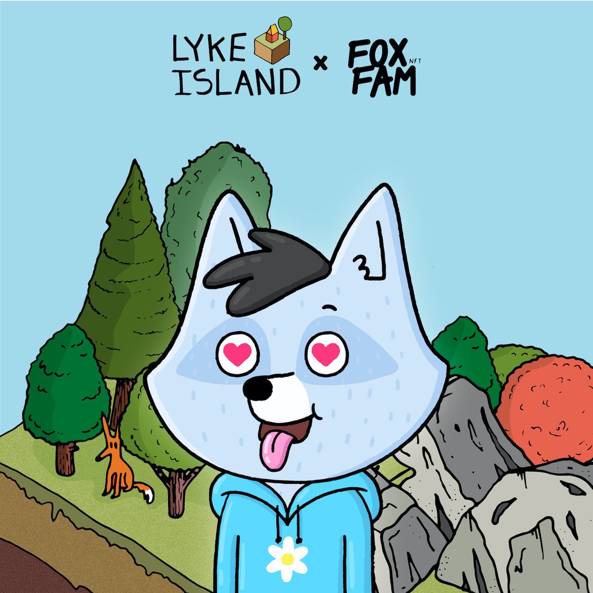 LykeIsland's tweet photo. We've partnered with the brilliant @foxfamnft  to give away a #FoxFam NFT to the Lyke Island community!

To enter

🦊 Follow @foxfamnft &amp; @LykeIsland 
🦊 Retweet
🦊 Complete this short quiz:

https://t.co/dWn4XdZVmj

Winner announced at: Sun Feb 13 2022 22:30:00 UTC

#LykeIsland https://t.co/jToeE1SqTQ