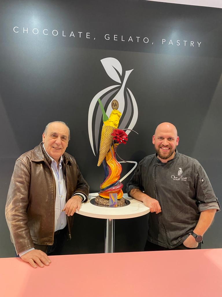 What a great opportunity to meet the incredible Gennaro Contaldo. Such a humble person. Much love and respect 🙏  #czculinaryartist #chocolate #callebaut #icecream