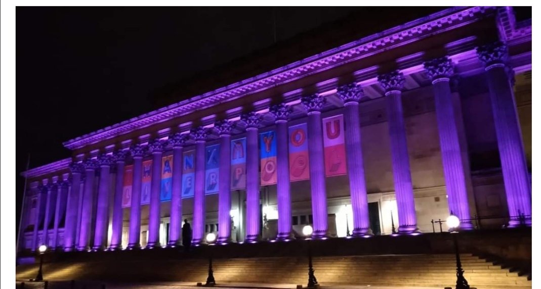 JayJaymcgovern's tweet photo. @TownHallLpool @WirralCouncil @SGHLpool @ManCityCouncil @TheBplTower let's do this for IWMD 2022💜 and pay tribute to those who paid the ultimate scarifice in work, many of whom we lost recently during the pandemic when carrying out own key worker roles 👇 https://t.co/PyeTLrxJhh