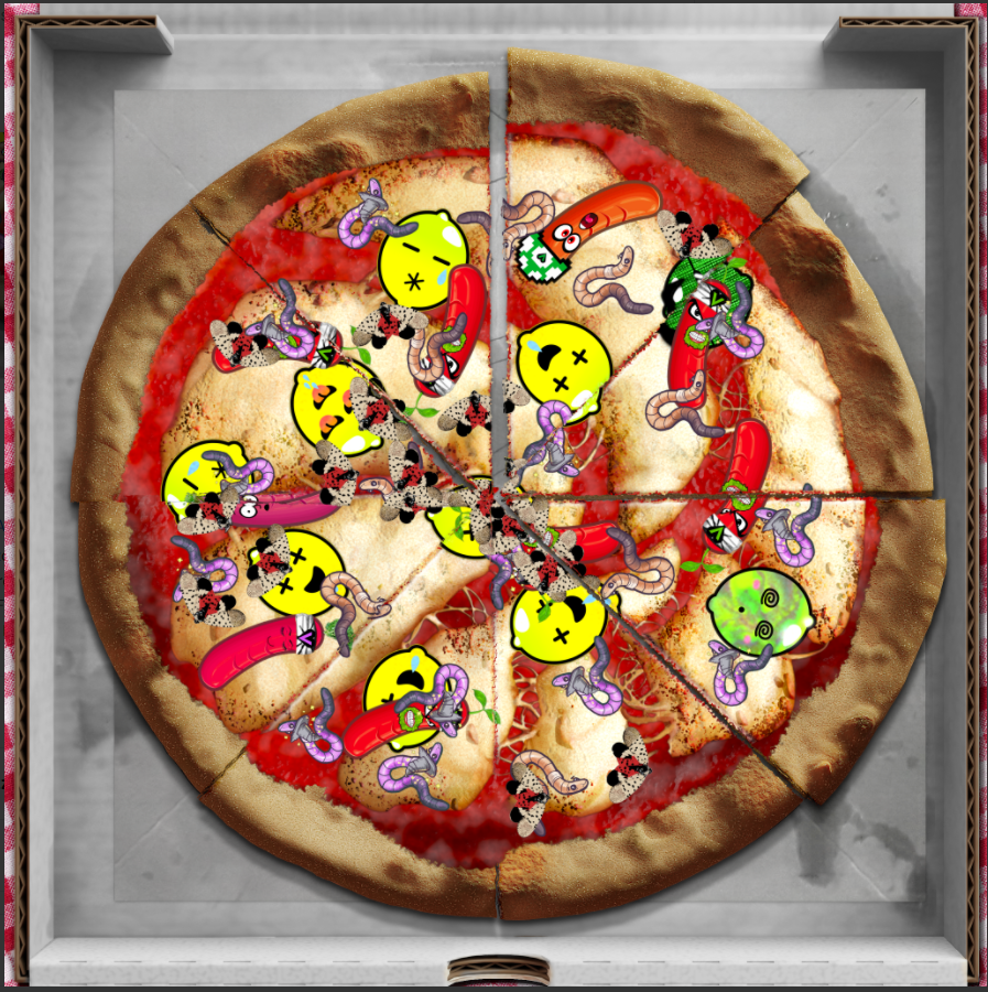 1way2wealth's tweet photo. Rare or not? #rarepizzas @RarePizzas #NFT #NFTartist https://t.co/S6yO5cKlUx