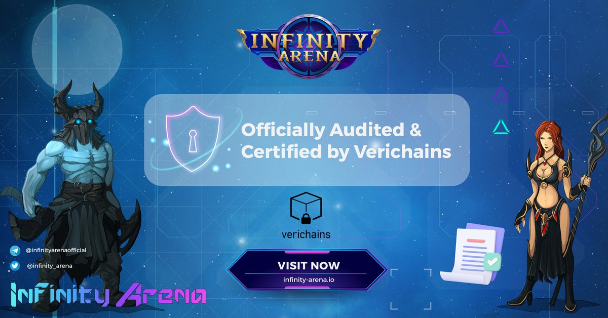 infinity_arena's tweet photo. BREAKING NEWS❗️

We're pleased to announce that #Zeronium $INAZ token has successfully passed the security audit verified by #Verichains.🔥

It's our pleasure to cooperate w/ Verichains team &amp; have the review process done effectively! 

Check it out on ⚡️https://t.co/I7DYDBDHcy https://t.co/nbaD2TWzM1