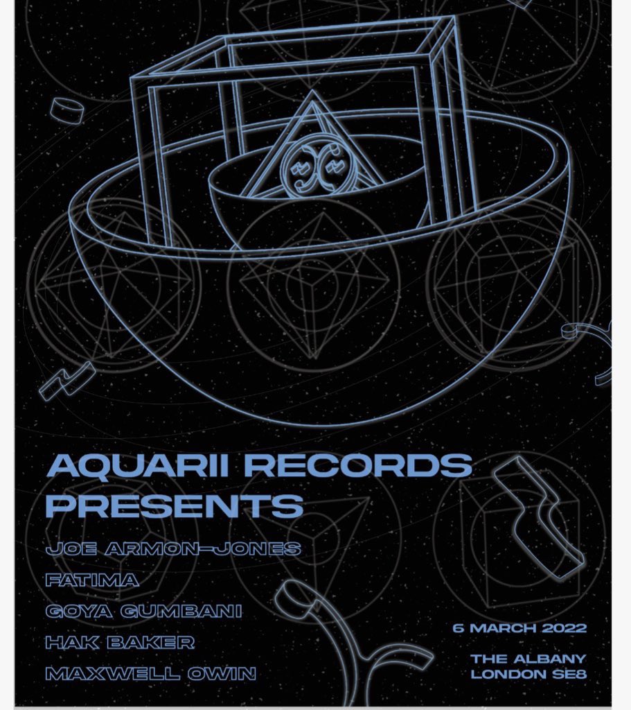 Joe Armon-Jones (@joearmonjones) on Twitter photo Aquarii Records - Dance 001
<a href="/QUEENFATIMA/">FATIMA RULLGARDINA VÅFFELDOTTER LÅNGSTRUMP</a>
<a href="/HakBaker/">Hak Baker</a>
<a href="/Goyagumbani/">goya gumbani.</a>
<a href="/MaxwellOwin/">Maxwell Owin</a>
rockfeedback.seetickets.com/event/joe-armo… Aquarii Records - Dance 001
<a href="/QUEENFATIMA/">FATIMA RULLGARDINA VÅFFELDOTTER LÅNGSTRUMP</a>
<a href="/HakBaker/">Hak Baker</a>
<a href="/Goyagumbani/">goya gumbani.</a>
<a href="/MaxwellOwin/">Maxwell Owin</a>
rockfeedback.seetickets.com/event/joe-armo…