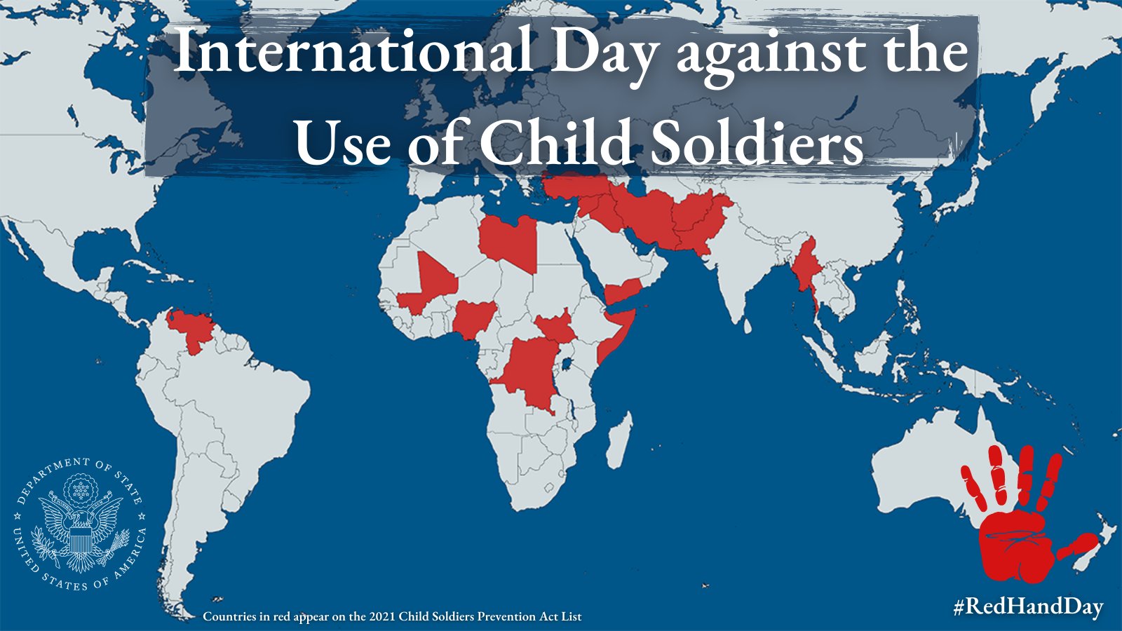 child soldiers map