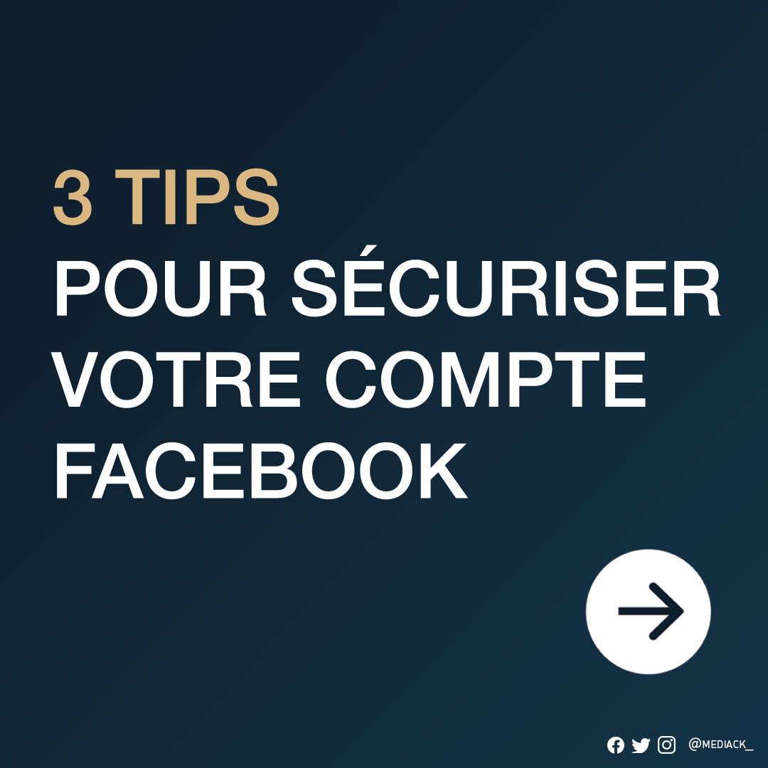 MediHack2022's tweet photo. Comment sécuriser son compte facebook facilement avec 3 tips utiles💡
1️⃣/4️⃣ https://t.co/V11fPr17Fo