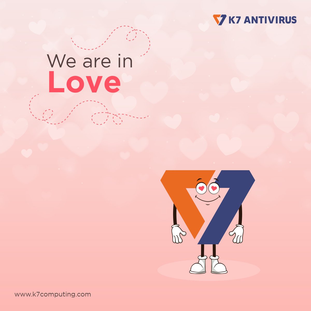 Year on year, as we renew our vows, you will always hold our heart forever. We love you, our customers.

Renew your K7 Antivirus now-

bit.ly/36aYwyP

#valentines #K7Antivirus #cybersecurity #staysafe #BestAntivirus #LatestAntivirus #TopAntivirus