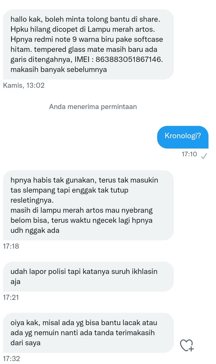 Monggo bagi yang menemukan, bisa dm ke <a href="/oeyouu/">oy</a> dan semoga lekas ditemukan 🙏🏻