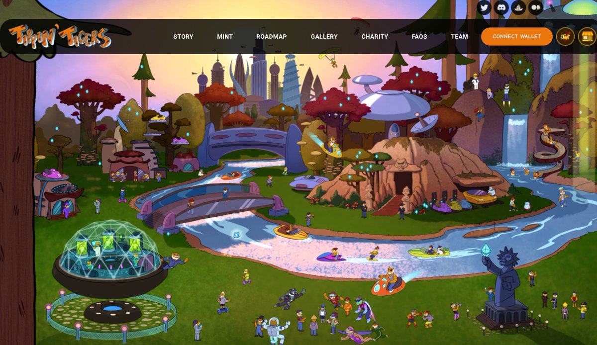 TippinTigers's tweet image. 🚨 ANNOUNCEMENT🚨

Our WEBSITE is out tippintigers.com and MINT date announced!! Join our Discord discord.gg/tippintigers to get all the details 💗🐯

#NFT #NFTdrop #NFTProject #ETH #mintingsoon #nftcollectors #NFTCommumity